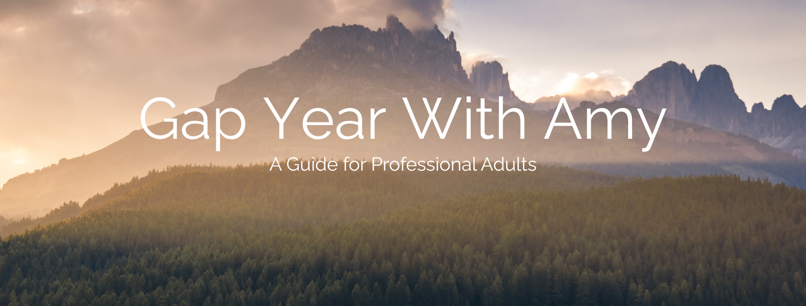 Gap Year With Amy